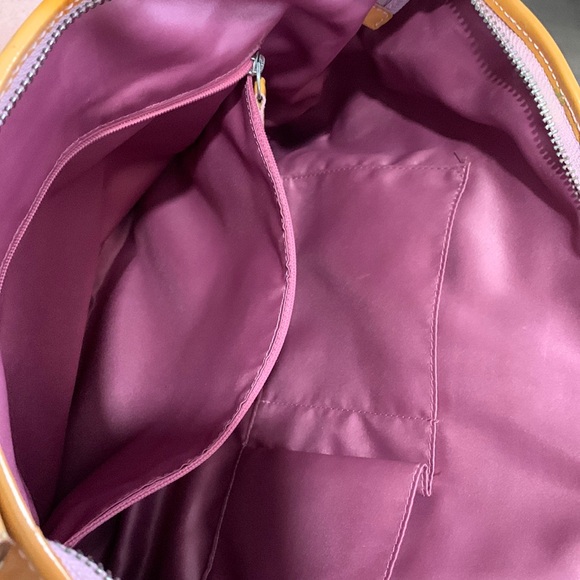 Coach Yellow Patent Leather Rehab Tote Bag
